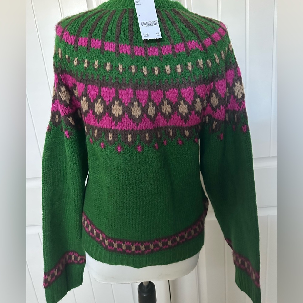NWT Fair Isle Sweater